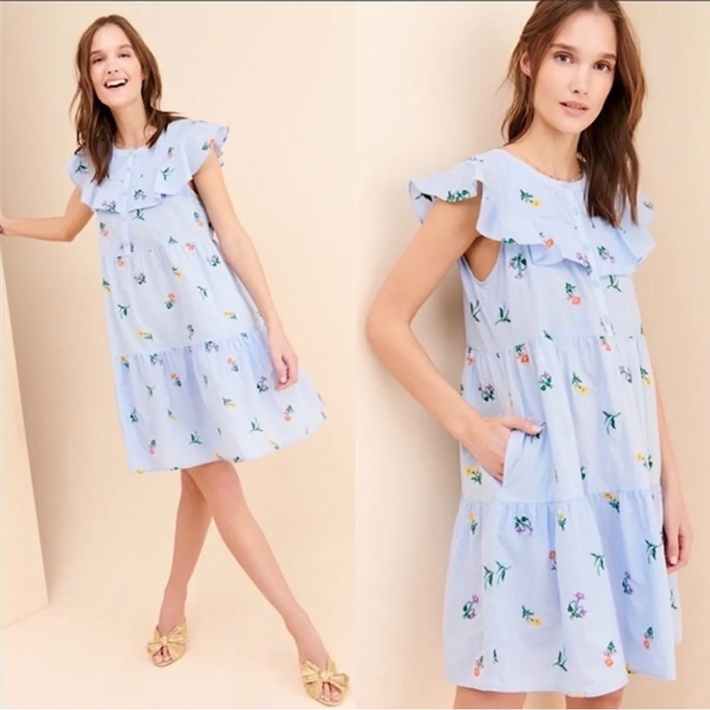 Gal Meets Glam Rosalie Embroidered Dress